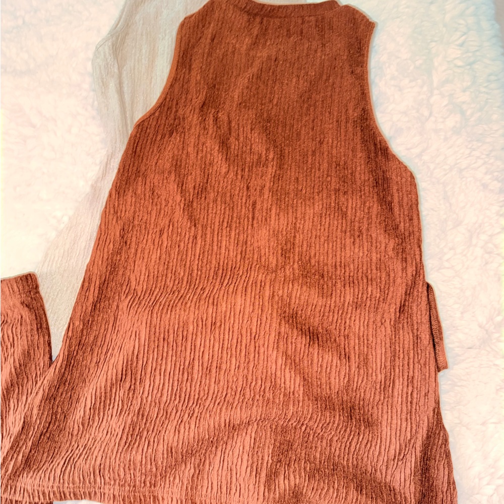 Two-Piece Sleeveless Top and shorts Set pregnancy set of 2 SZ M - Picture 8 of 9